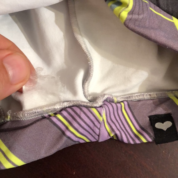 Booty By Brabants Electric Laser One Shoulder Sports Bra, OSFM - Picture 7 of 10